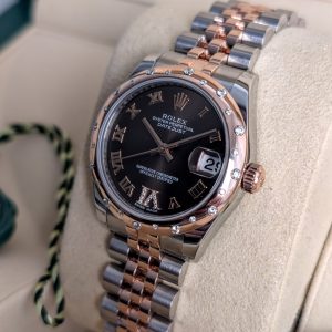 Rolex Datejust 31mm - Scattered diamond bezel - 2026 Rolex service